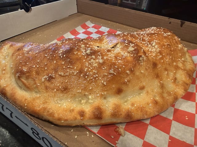 FAMILY STYLE CALZONE.