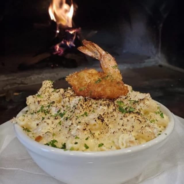 HT SHRIMP MAC AND CHEESE.