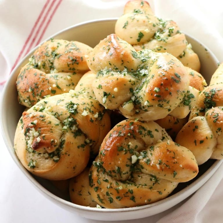 Delicious Garlic Knots Await