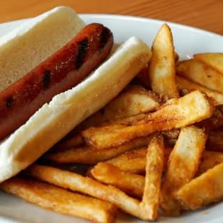 HOT DOG WITH FRIES